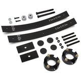 1995.5-2004 Toyota Tacoma 4WD Strut Spacers + Rear Long Leafs Full Lift Kit Diff Drop + Axle Shims Included