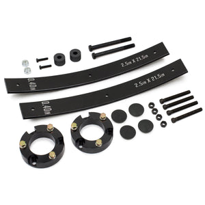 2005-2023 Toyota Tacoma Front Strut Spacers + Rear Long Leafs Full Lift Kit Includes Differential Drop