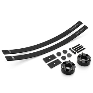 2006-2008 Dodge Ram 1500 4WD Spring Force - 3" Front Strut Spacers + 2" Rear Add-A-Leaf Full Lift Kit With Axle Shims
