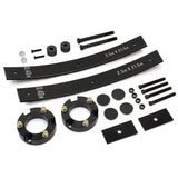 2005-2023 Toyota Tacoma 3" Front Strut Spacers + 2" Rear Long Leafs Full Lift Kit Includes Diff Drop Axle Shims