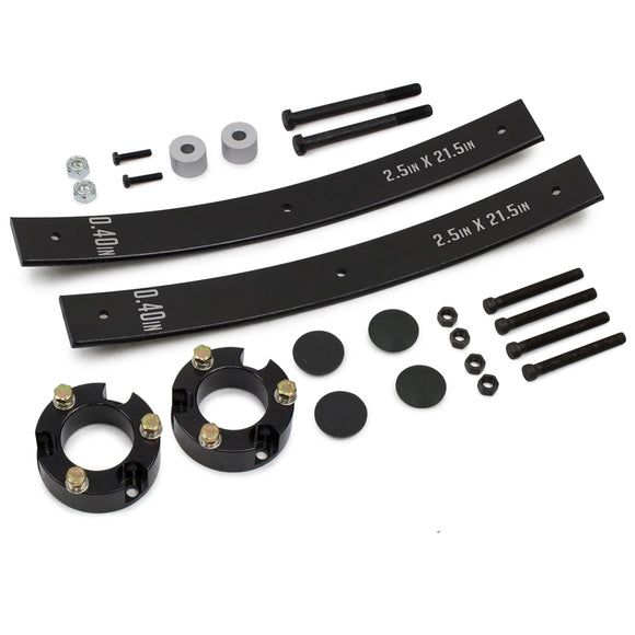1995.5-2004 Toyota Tacoma 4WD Front Strut Spacers + Rear Long Leafs Full Lift Kit Diff Drop Included