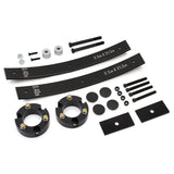 1999-2006 Toyota Tundra - 3" Front Strut Spacers + 2" Rear Add-A-Leaf Full Lift Kit With Differential Drop + AXLE SHIMS