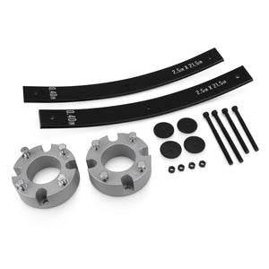 2007-2020 Toyota Tundra 3" Front Strut Spacers + 2" Rear Long Leafs 21.5" x 2.5" Full Lift Kit